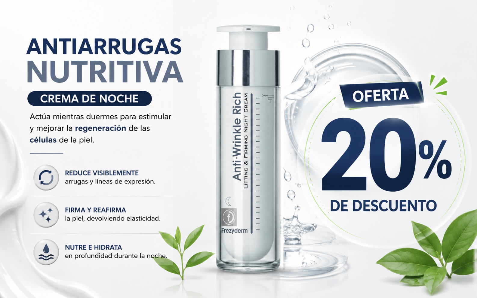 Oferta antiarrugas nutritiva