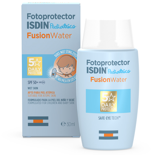 ISDIN FOTOP. PEDIATRICS FUSION WATER SPF50+ 50ML - DermaHope Perú