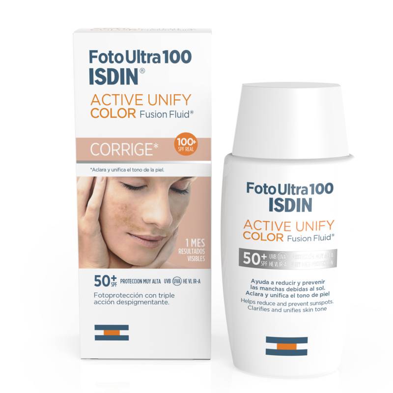 ISDIN FOTOULTRA ACTIVE UNIFY COLOR SPF50+ 50ML - DermaHope Perú