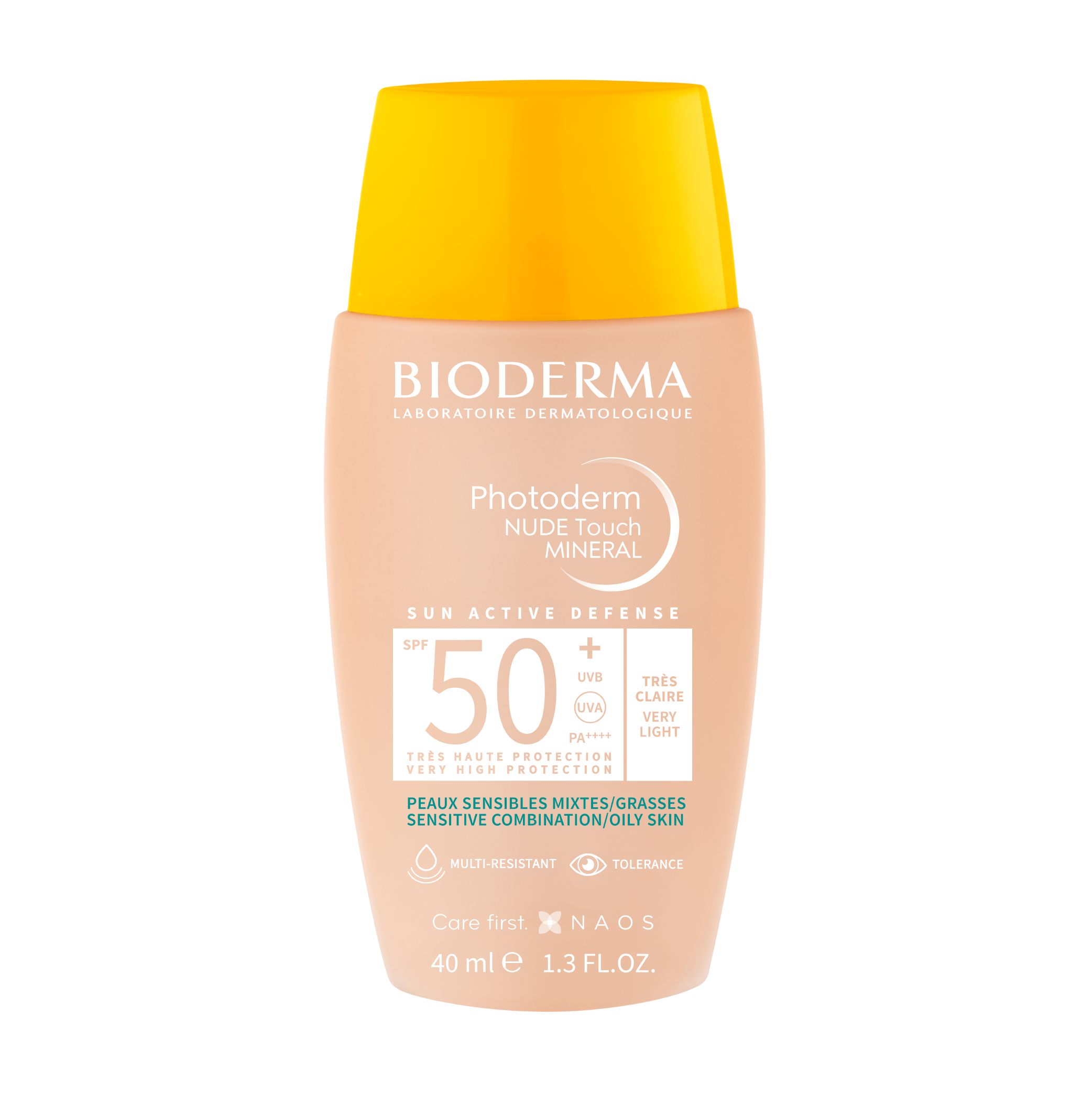 PHOTODERM NUDE TOUCH  TRES CLAIRE VERY LIGHT SPF50+ 40ML - WebDerma Perú