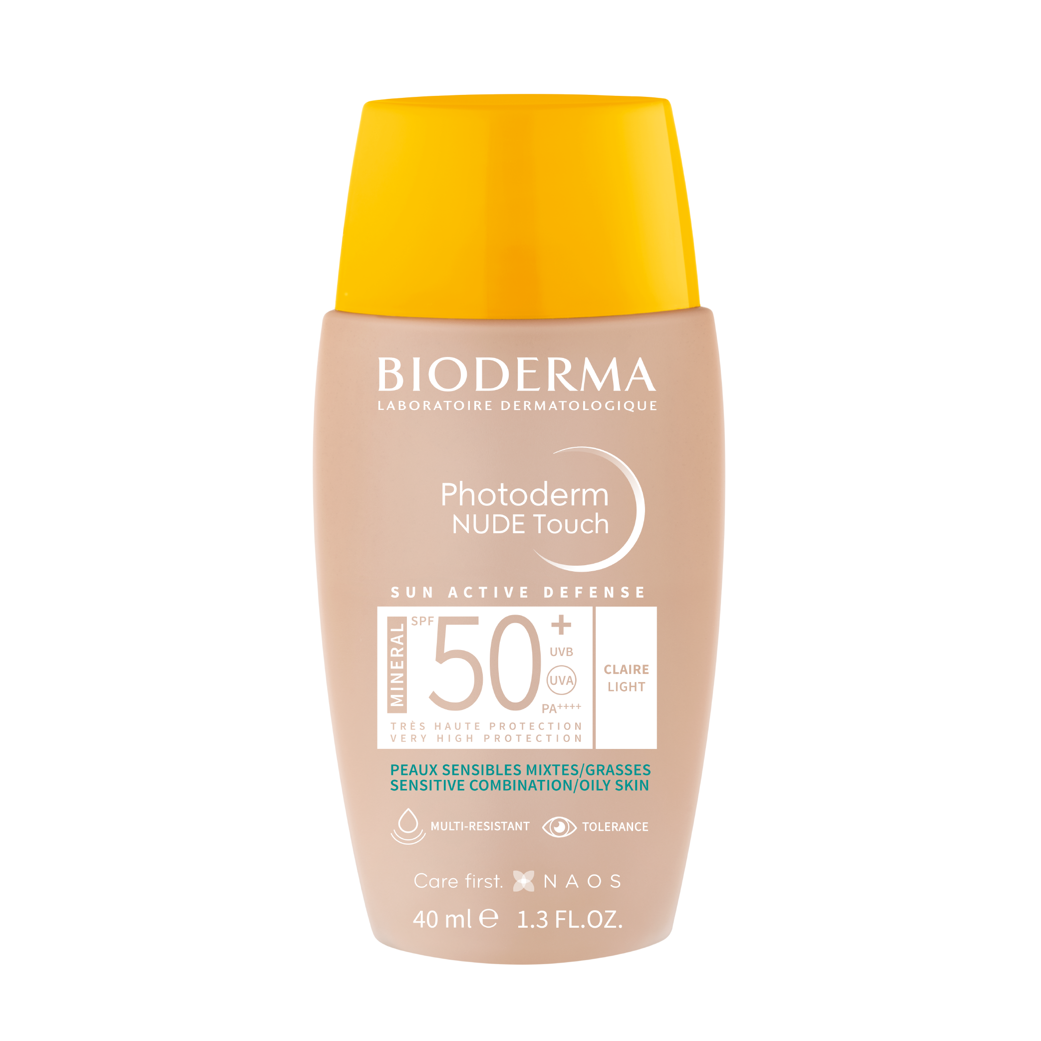 Photoderm Nude Touch SPF 50+ Teinte Claire Light 40ml - DermaHope Perú