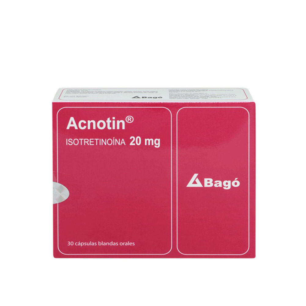 ACNOTIN 20MGX 30 CAP - WebDerma Perú