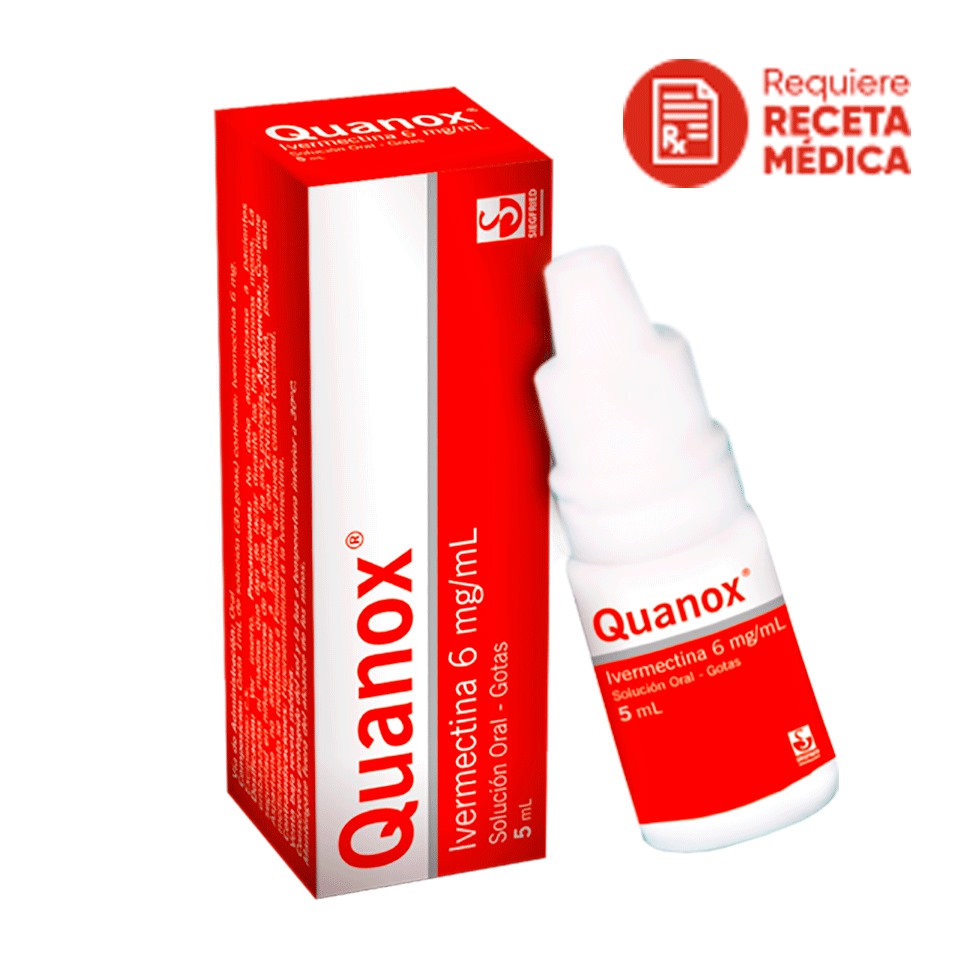 QUANOX 6MG/ML  SOLUCION ORAL GOTAS 5 ML - WebDerma Perú
