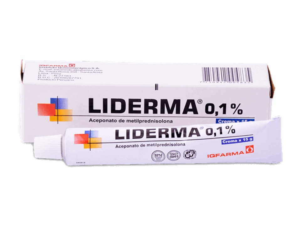 LIDERMA 0.1% CREMA TUBO 15 G - Rosderma Perú