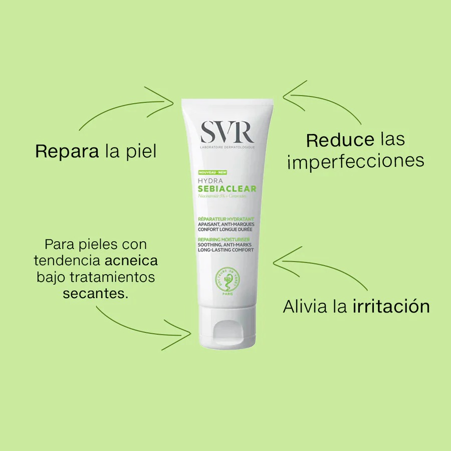 SVR SEBIACLEAR HYDRA 40ML - Rosderma Perú