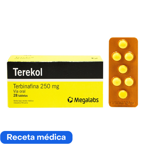 TEREKOL TABLETAS 250MG - Rosderma Perú