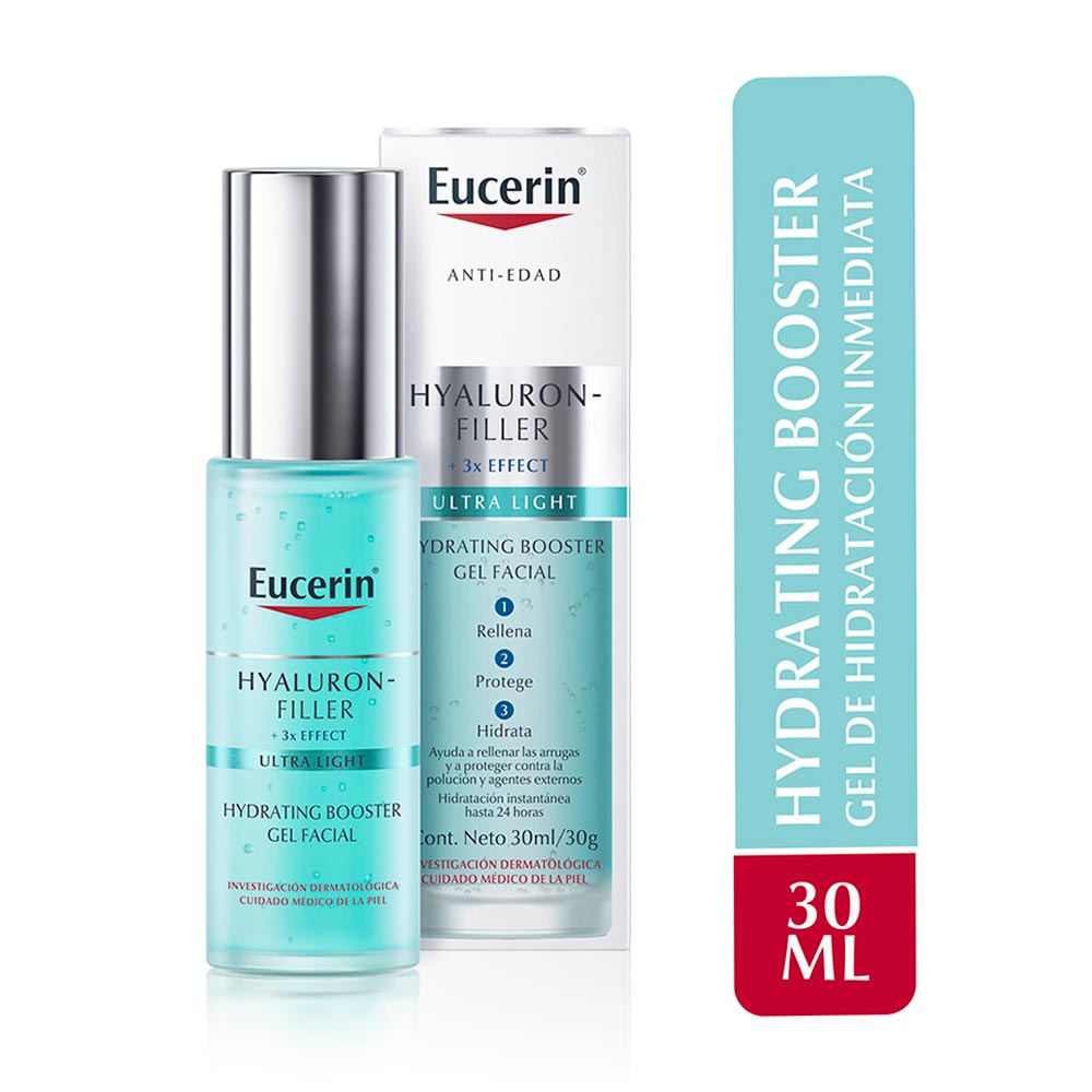 EUCERIN HYALURON FILLER 3X EFFECT HYDRATING BOOSTER 30 ML. - WebDerma Perú
