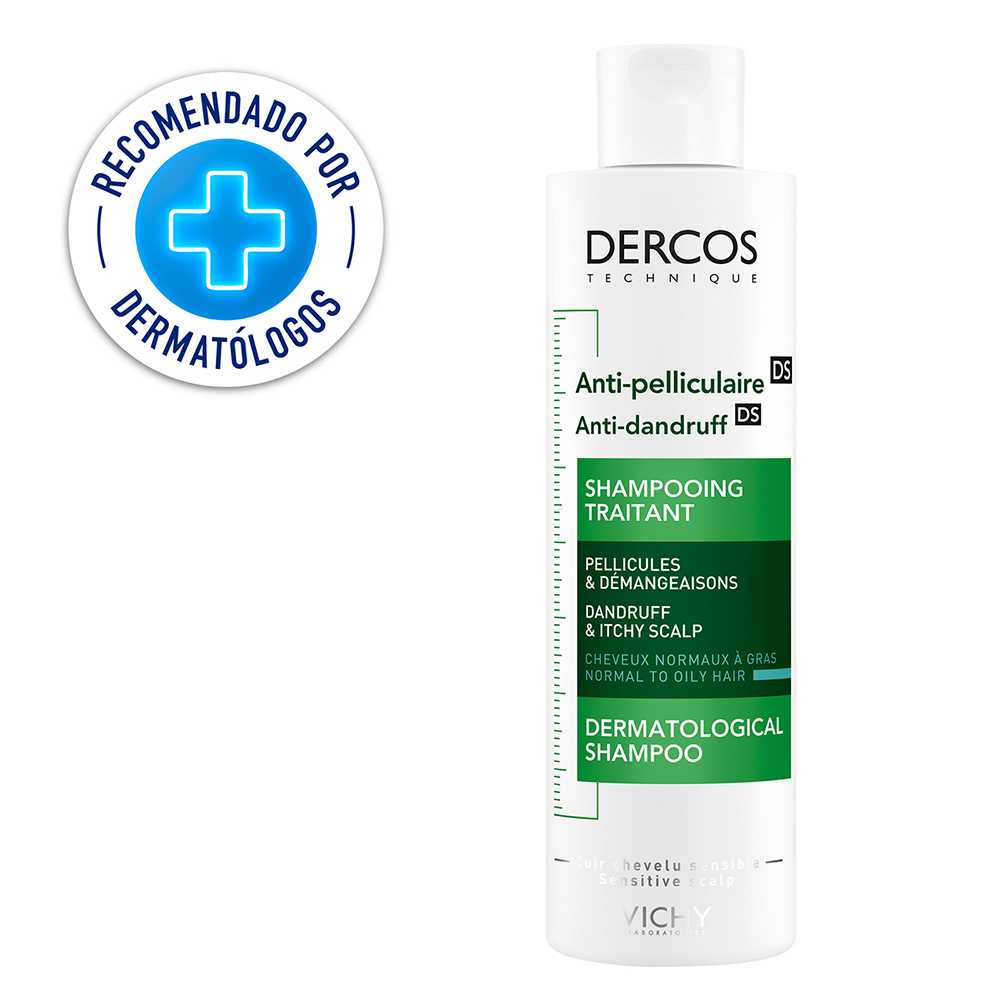 DERCOS DS SHAMPOO ANTICASPA PARA CABELLO NORMAL A GRASO 200 ML