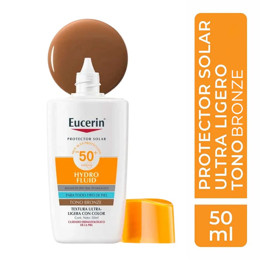 EUCERIN SUN HYDRO FLUIDO TONO OSCURO FPS 50+ 50ML