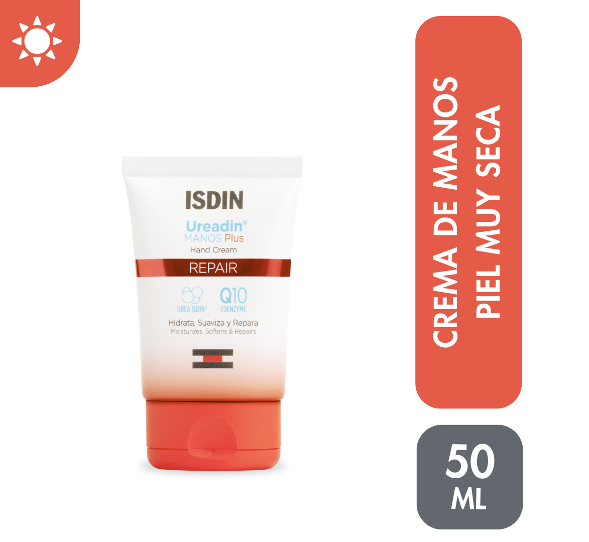 UREADIN MANOS HAND CREAM PLUS Q10 50ML - Vider Salud Perú