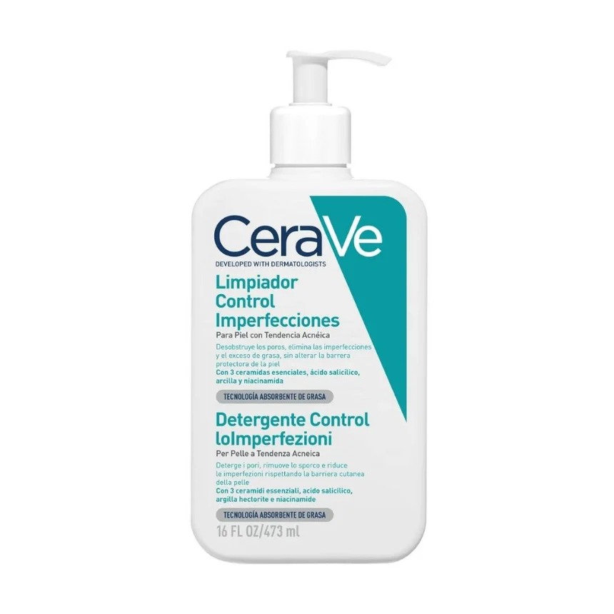 CERAVE BLEMISH CONTROL CLEANSER 473ML - Rosderma Perú