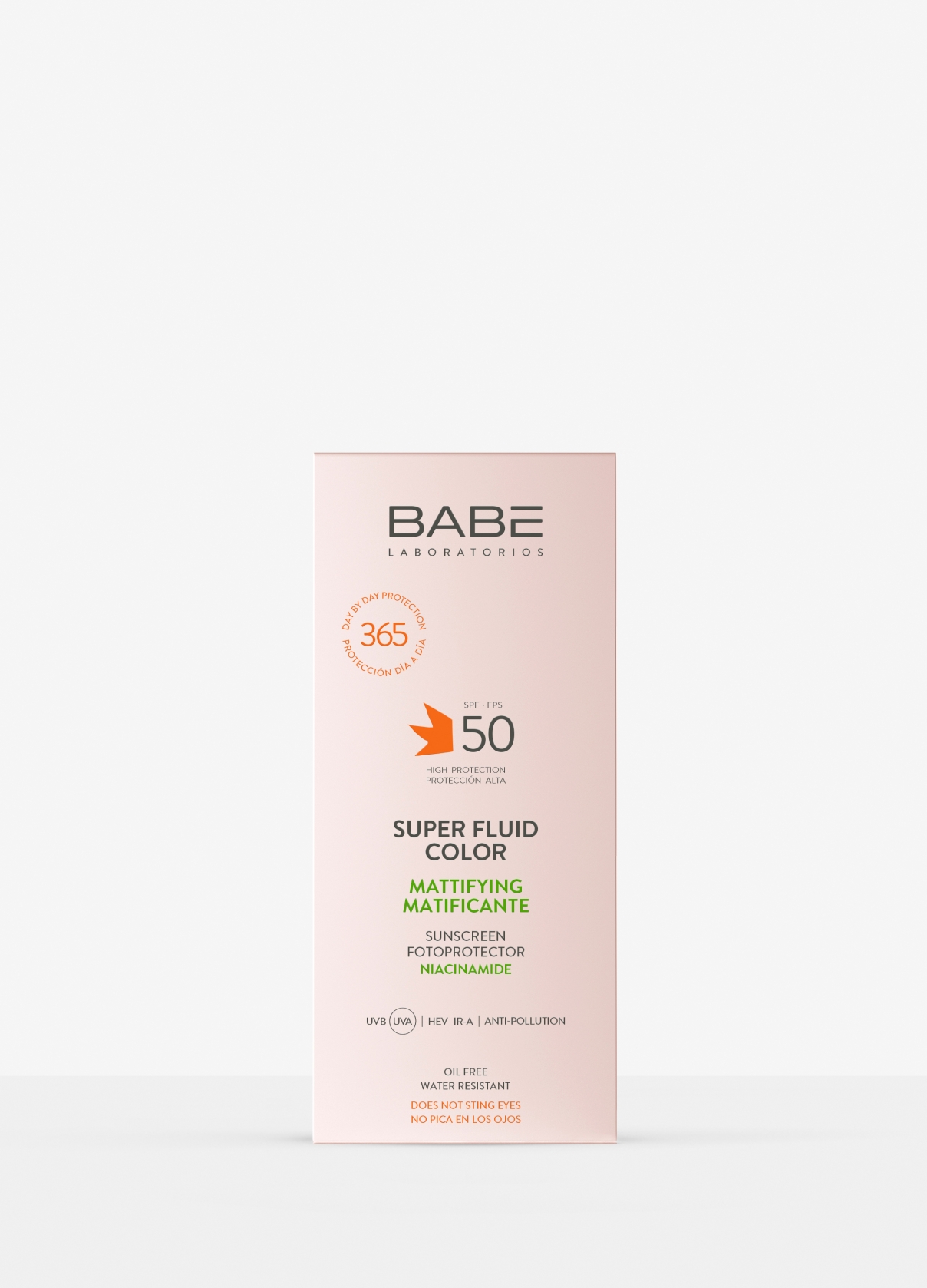 BABE FOTOPROTECTOR SUPER FLUIDO MATIFICANTE CON COLOR SPF50 50ML