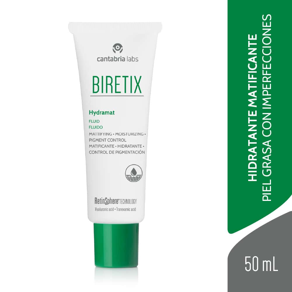 BIRETIX HYDRAMAT FLUIDO MATIFICANTE 50ML - Vider Salud Perú