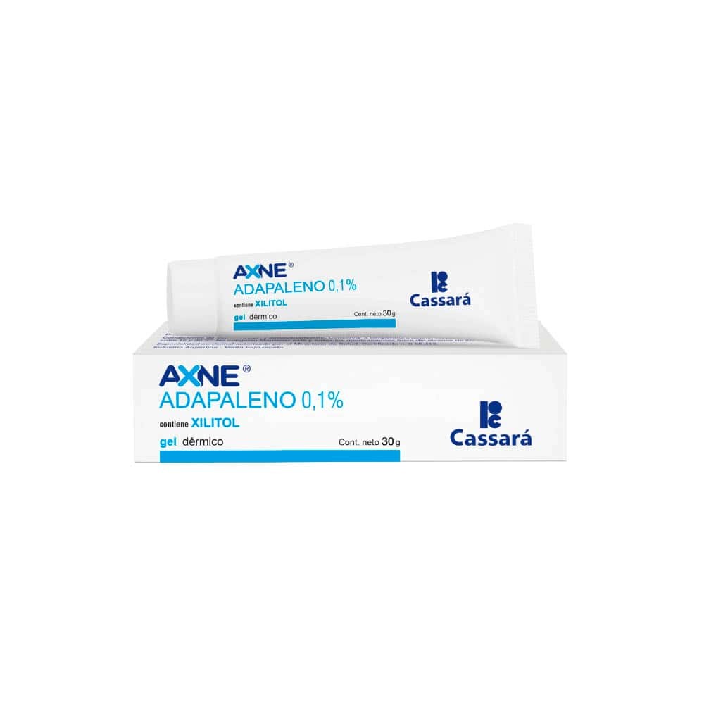 AXNE ADAPALENO 0.1% 30GR - Derma Express Perú
