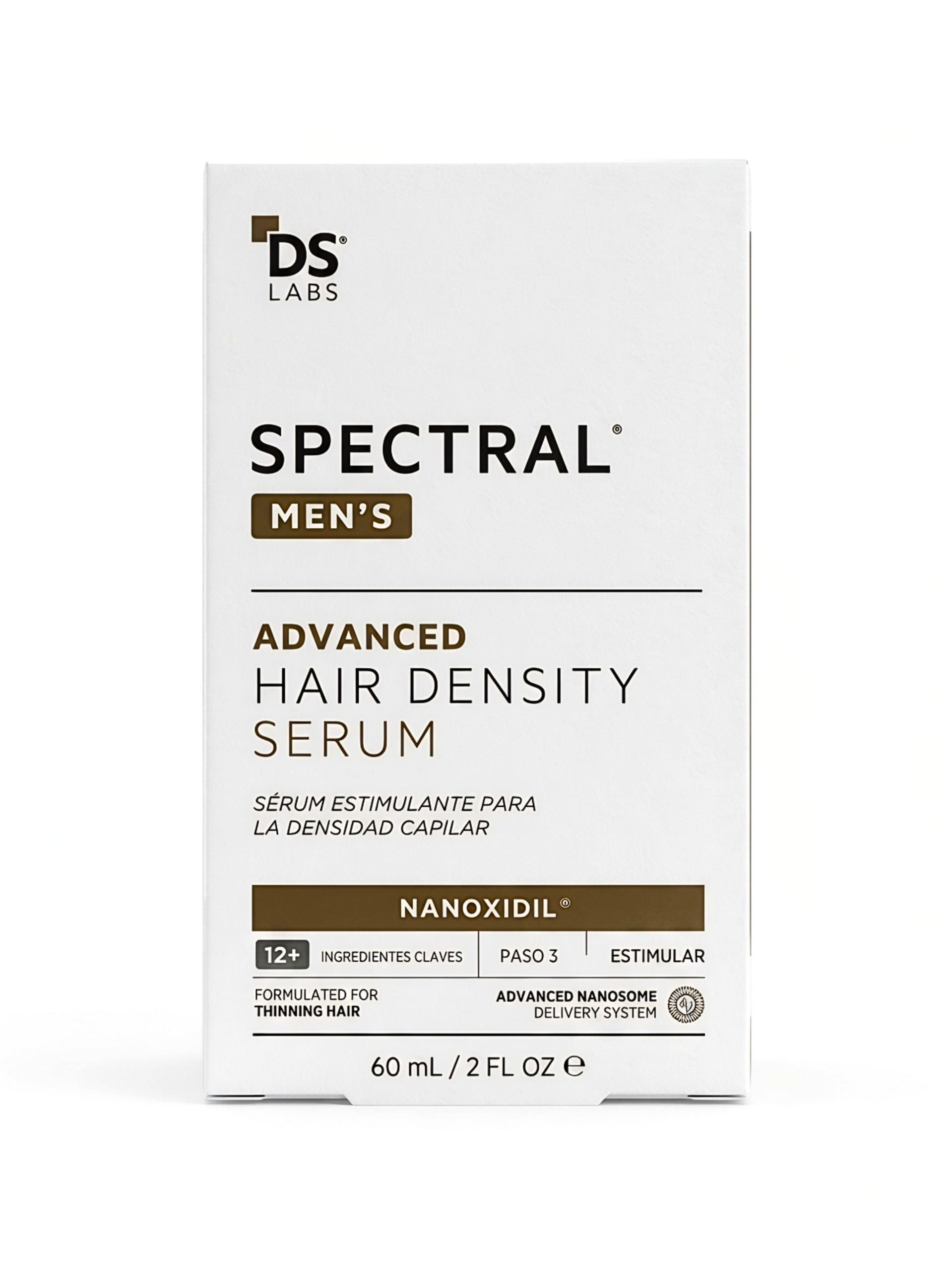 SPECTRAL MENS HAIR DENSITY SERUM NANOXIDIL 60ML