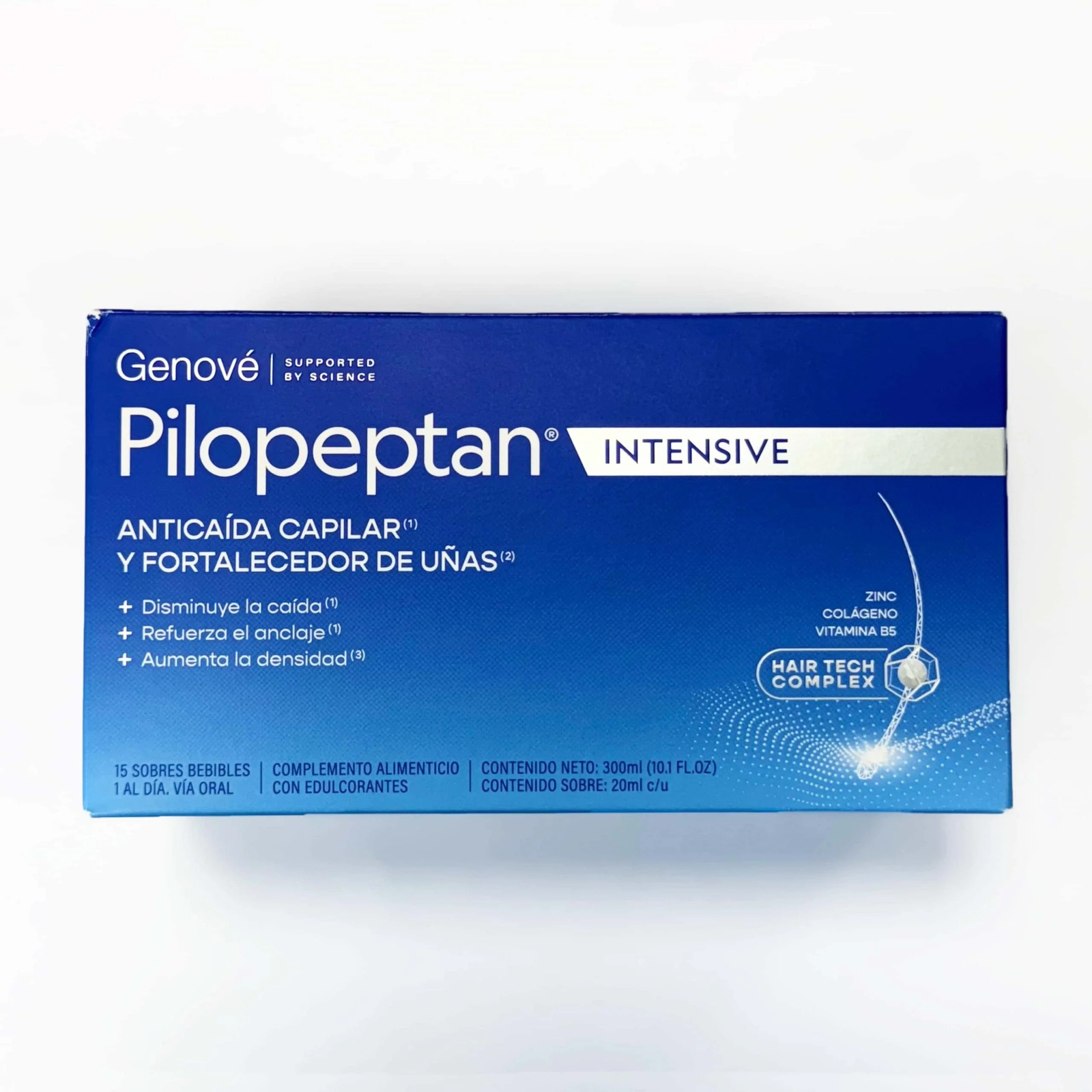 PILOPEPTAN INTENSIVE SOBRES ANTICAIDA X15 - Derma Express Perú
